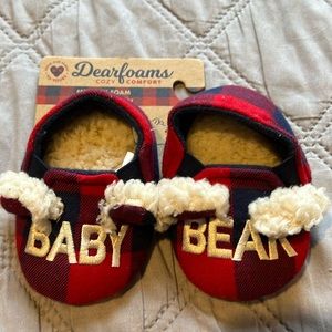 Brand new baby slippers. “Baby bear”